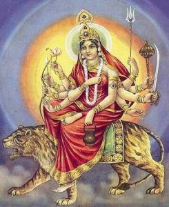 Chandraghanta - the goddess for the third night of Navratri